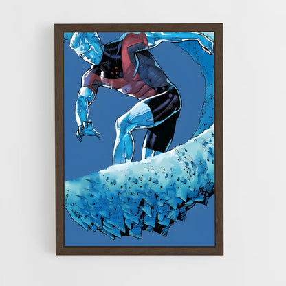 ap-iceman x-men-4 cadre Bois foncé