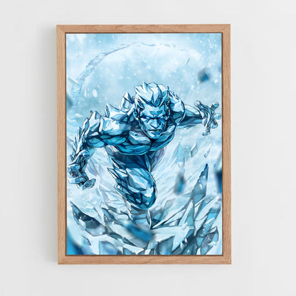 ap-iceman x-men-5 cadre Bois clair