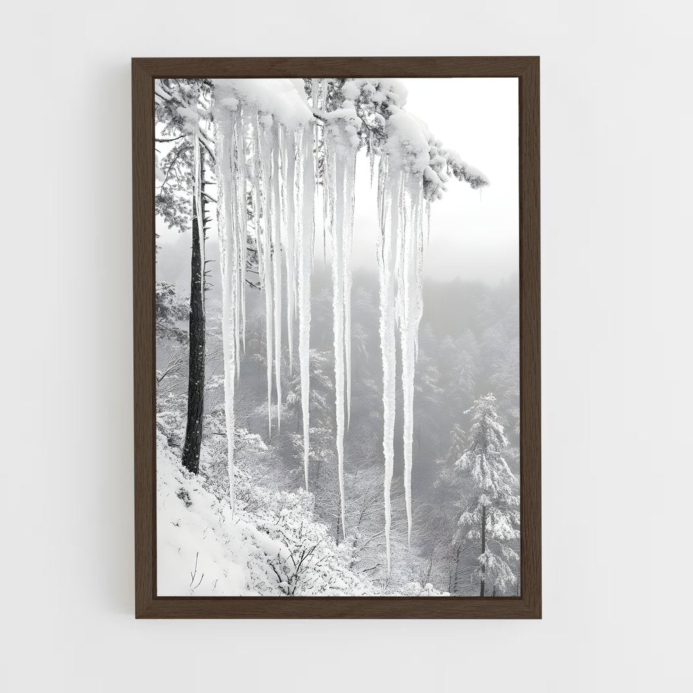 ap-icicle-3 cadre Bois foncé