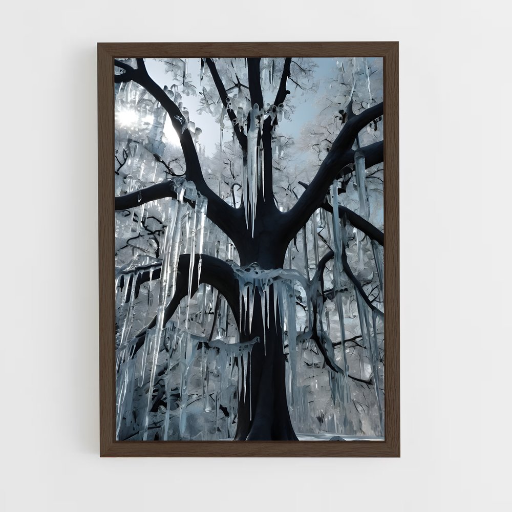ap-icicle-5 cadre Bois foncé
