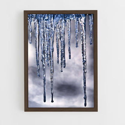 ap-icicle-8 cadre Bois foncé