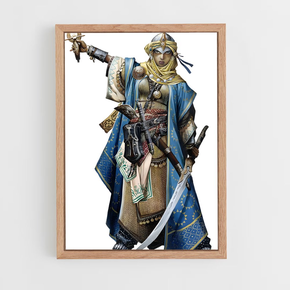ap-iconic characters-1 cadre Bois clair