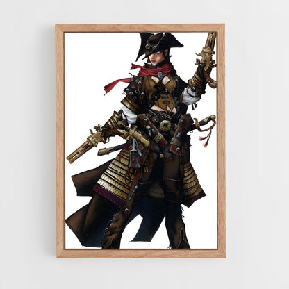 ap-iconic characters-3 cadre Bois clair