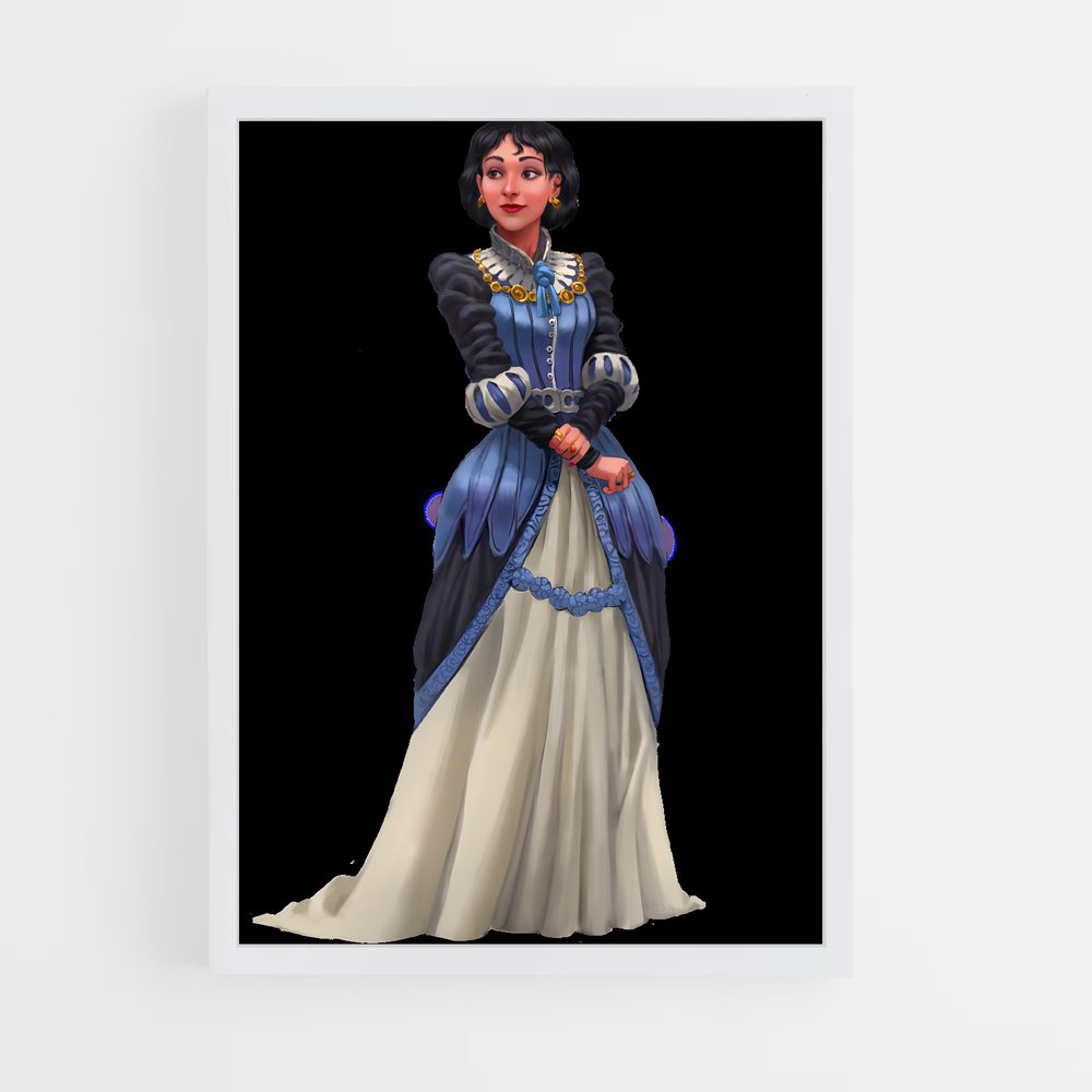 ap-iconic characters-4 cadre Blanc