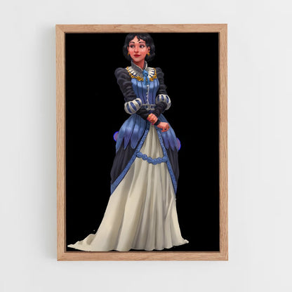 ap-iconic characters-4 cadre Bois clair
