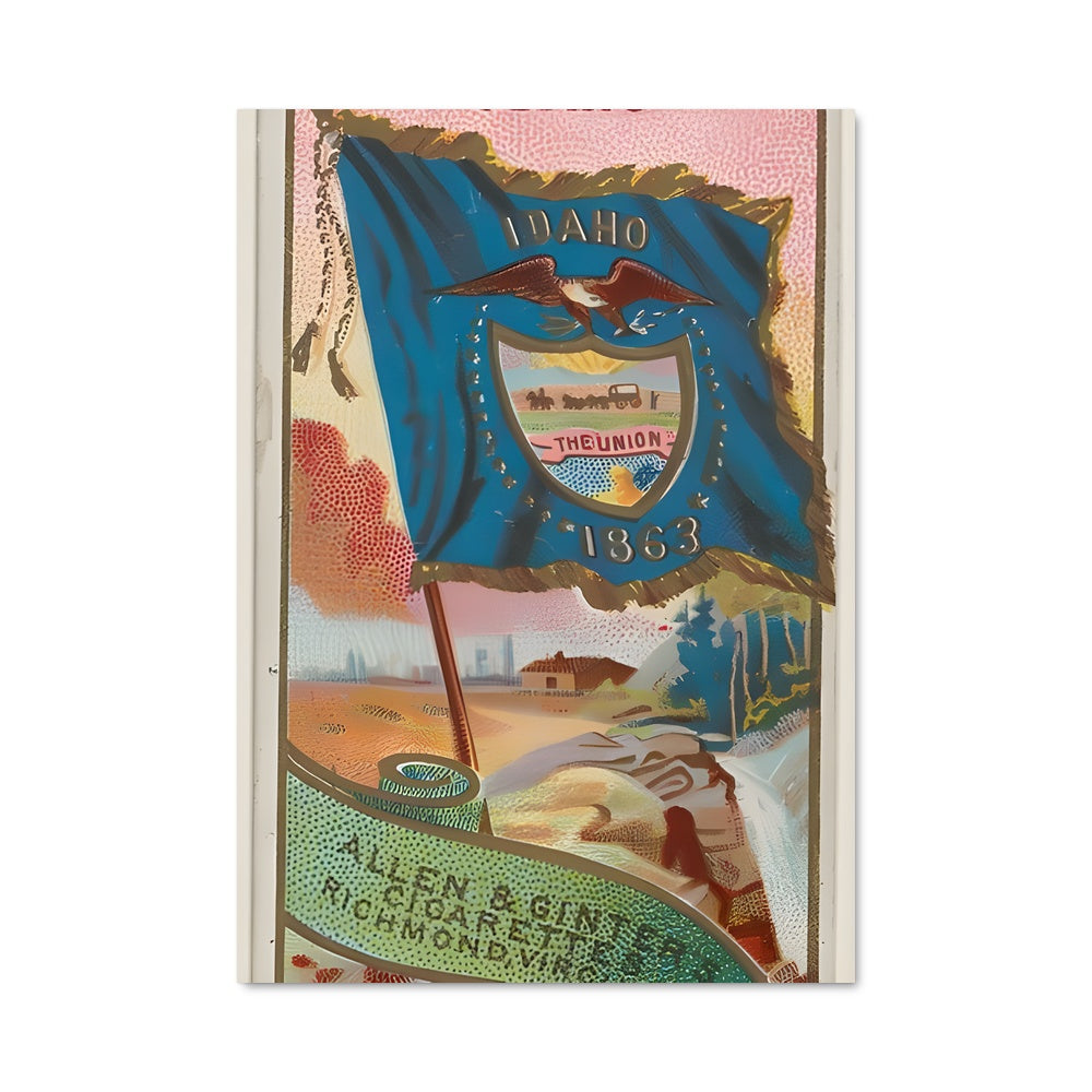 Poster Drapeau de l'Idaho