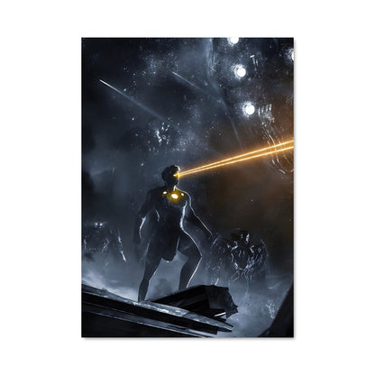 Poster Laser Noir