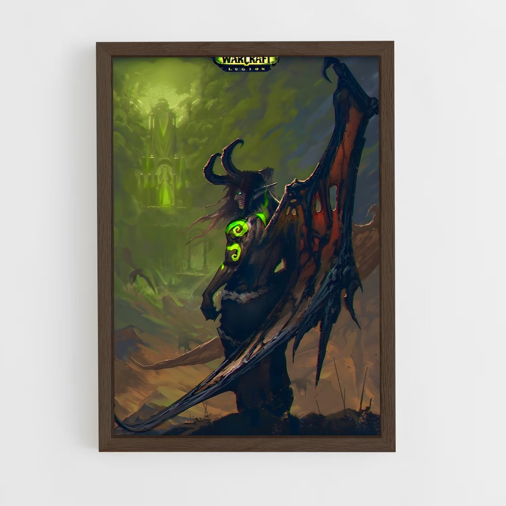 ap-illidan-10 cadre Bois foncé