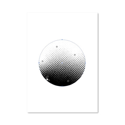 Poster Pointillisme Épuré