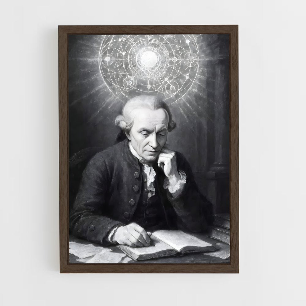 ap-immanuel kant-3 cadre Bois foncé