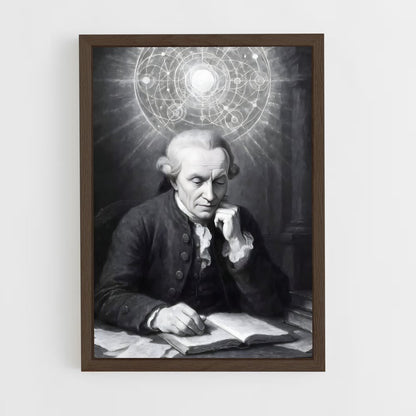 ap-immanuel kant-3 cadre Bois foncé