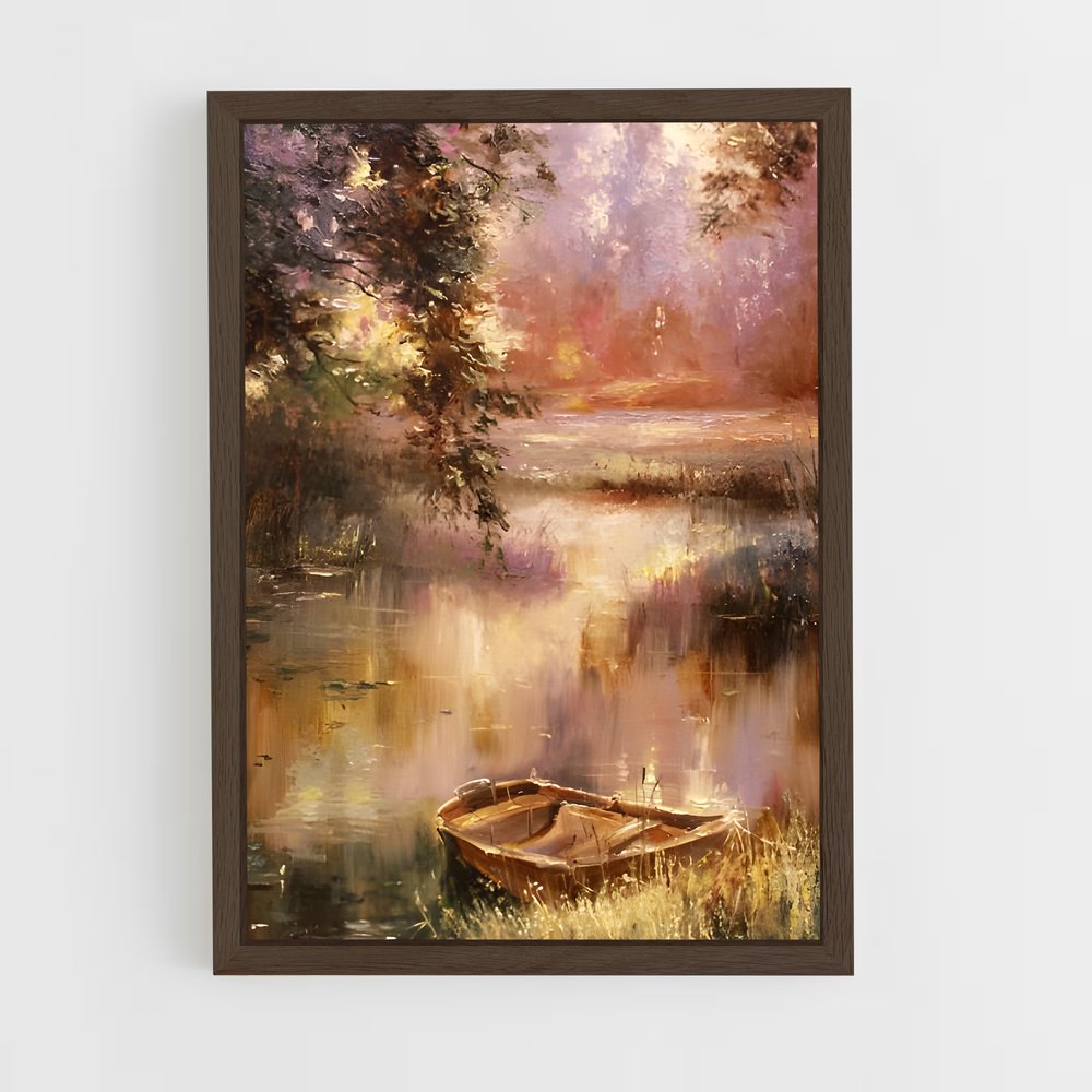 ap-impressionism-1 cadre Bois foncé