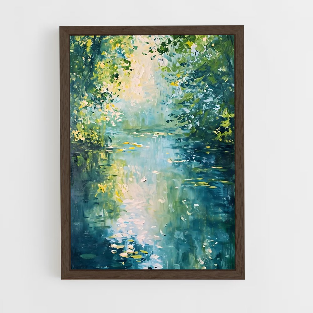 ap-impressionism-2 cadre Bois foncé