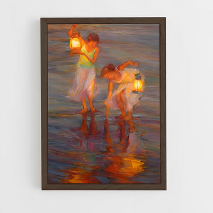 ap-impressionism-3 cadre Bois foncé