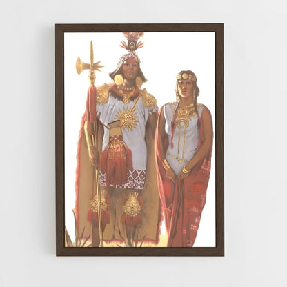 ap-inca empire-3 cadre Bois foncé