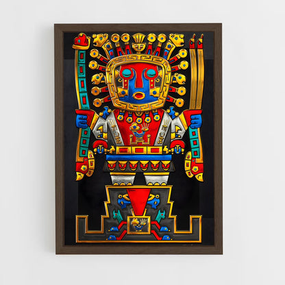 ap-inca empire-4 cadre Bois foncé