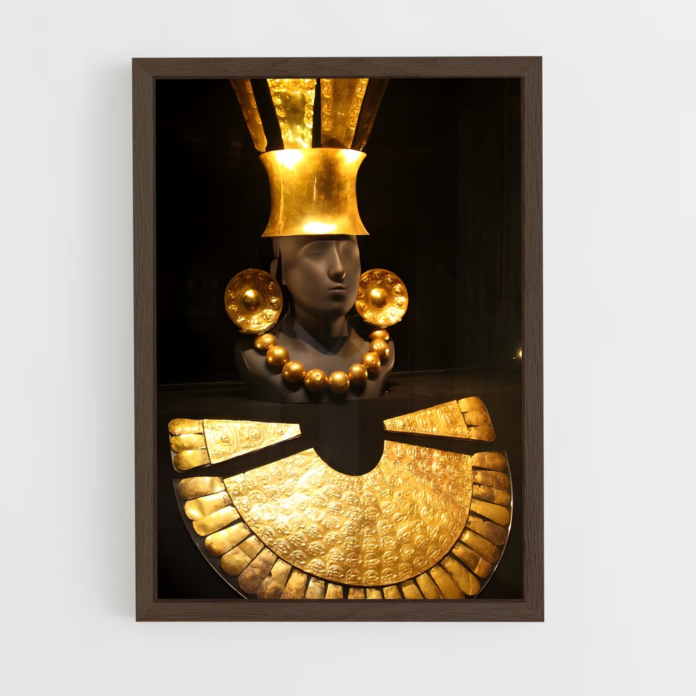ap-inca gold-4 cadre Bois foncé