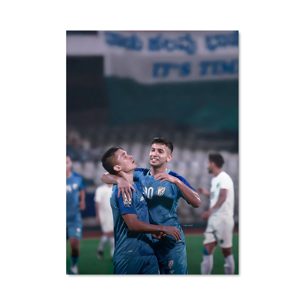 Poster Célébration Bleue