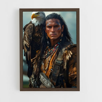 ap-indian chief-1 cadre Bois foncé
