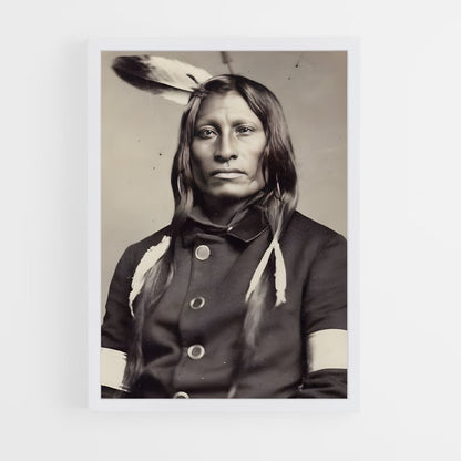 ap-indian chief-10 cadre Blanc