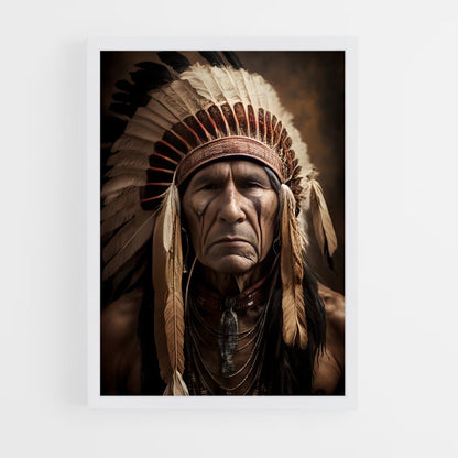 ap-indian chief-11 cadre Blanc