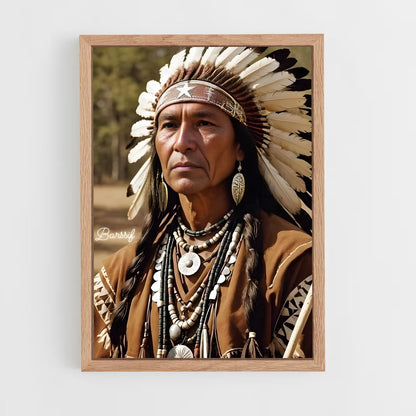 ap-indian chief-4 cadre Bois clair