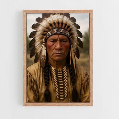 ap-indian chief-5 cadre Bois clair