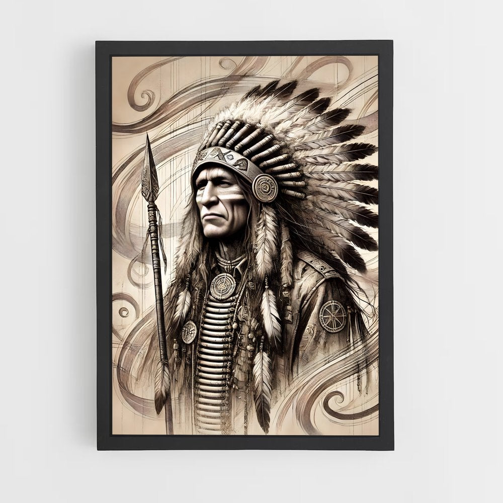 ap-indian chief-6 cadre Noir