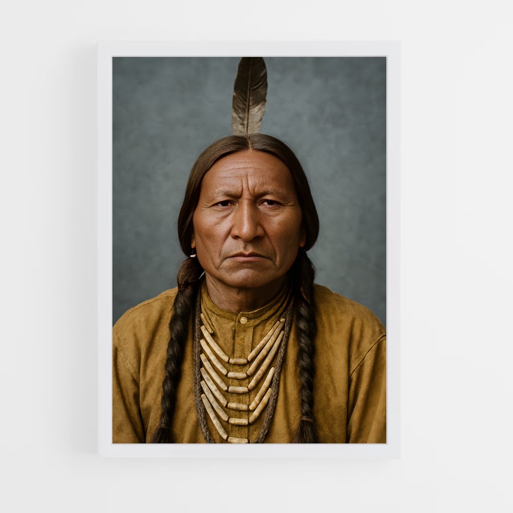 ap-indian chief-7 cadre Blanc