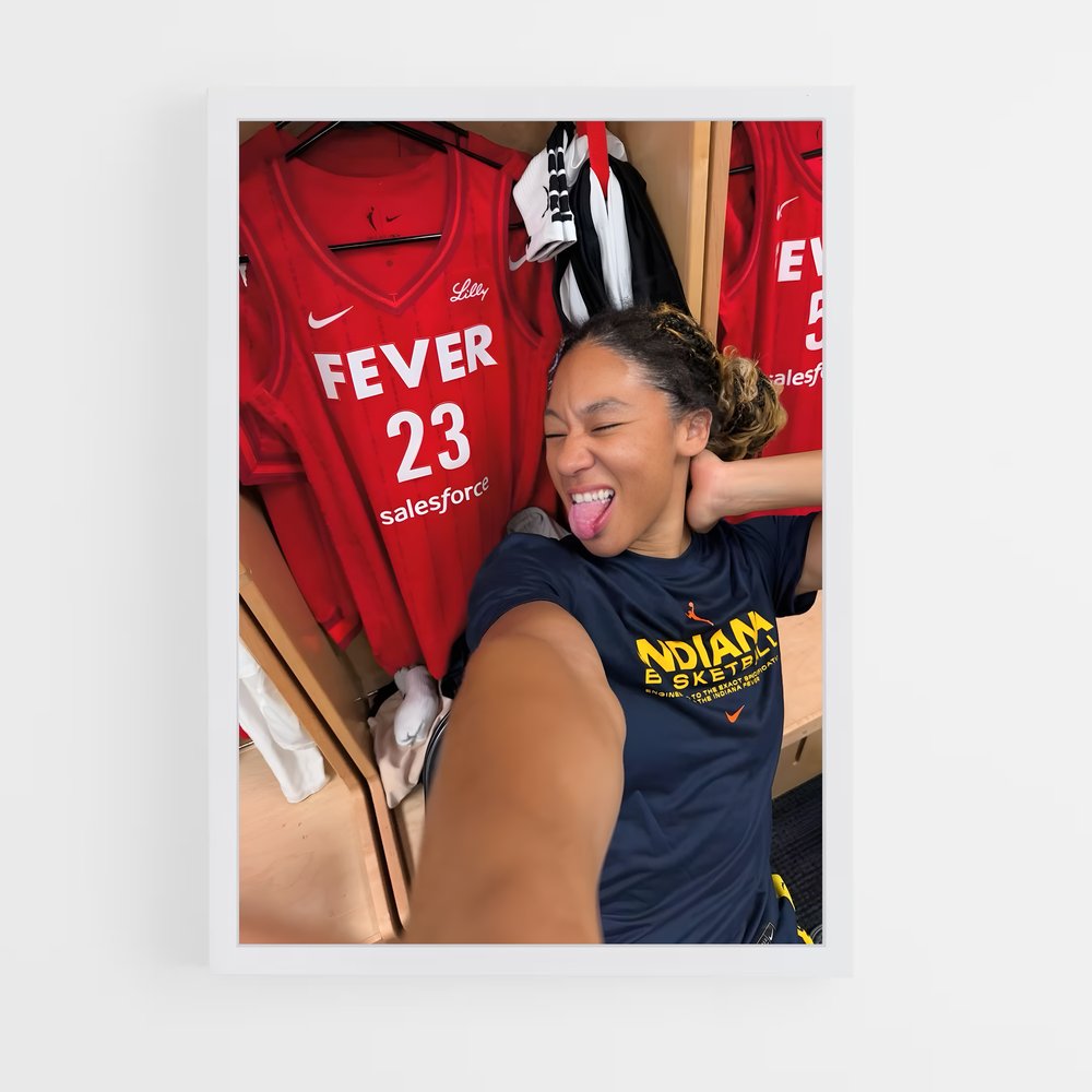 ap-indiana fever-5 cadre Blanc