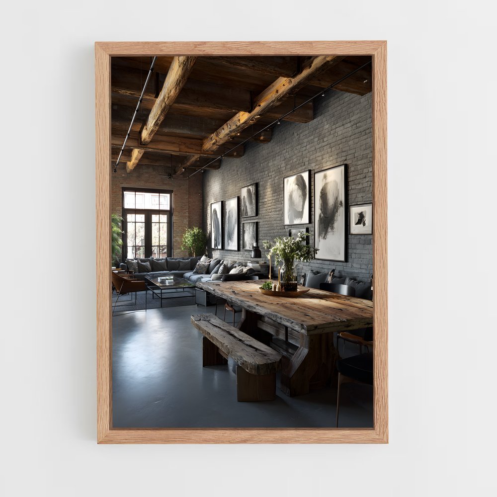 ap-industrial-20 cadre Bois clair