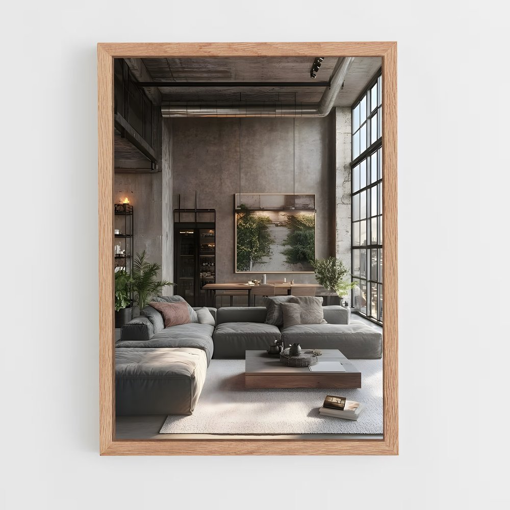 ap-industrial-5 cadre Bois clair