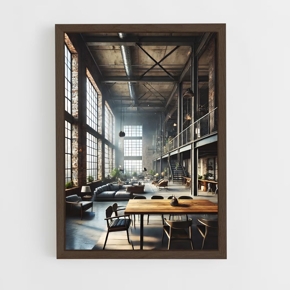 ap-industrial architecture-2 cadre Bois foncé