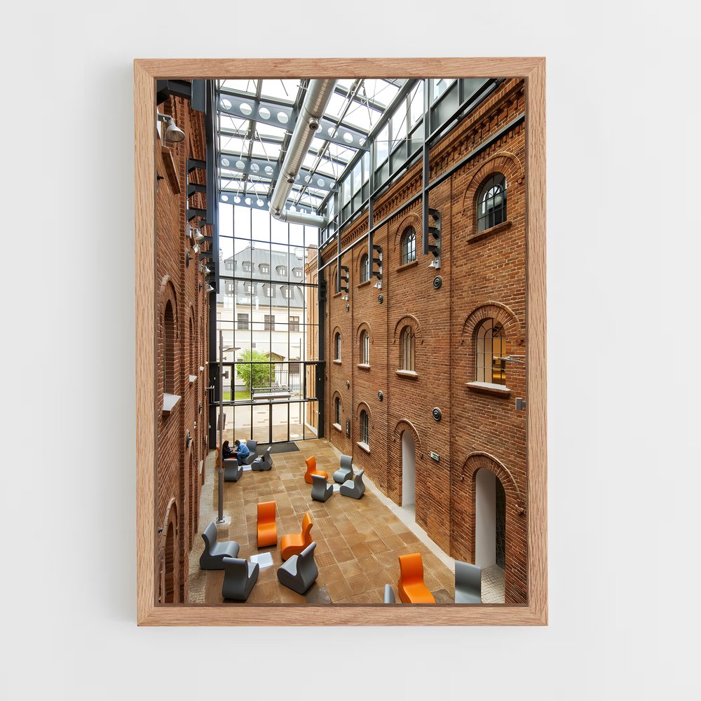 ap-industrial architecture-4 cadre Bois clair