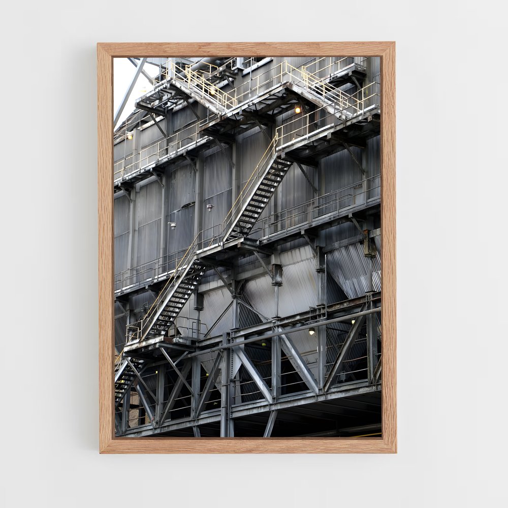 ap-industrial architecture-5 cadre Bois clair