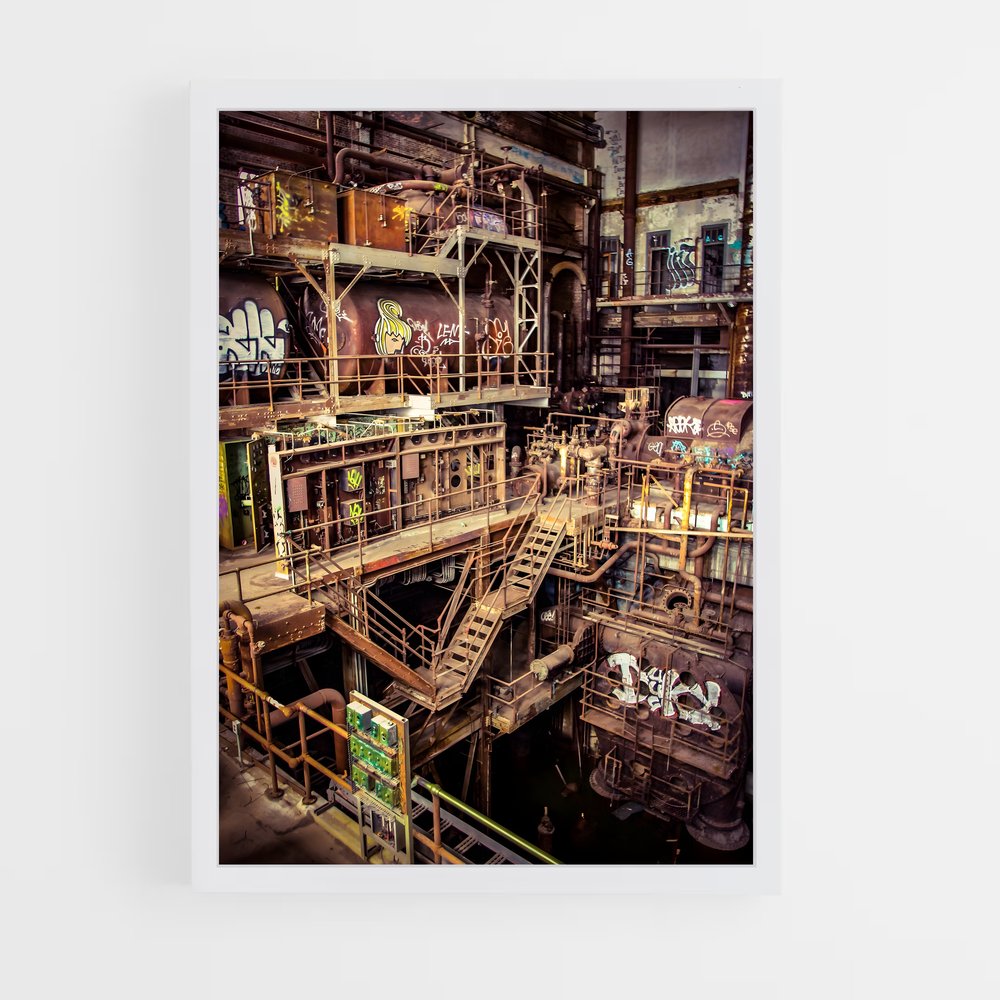 ap-industrial architecture-9 cadre Blanc