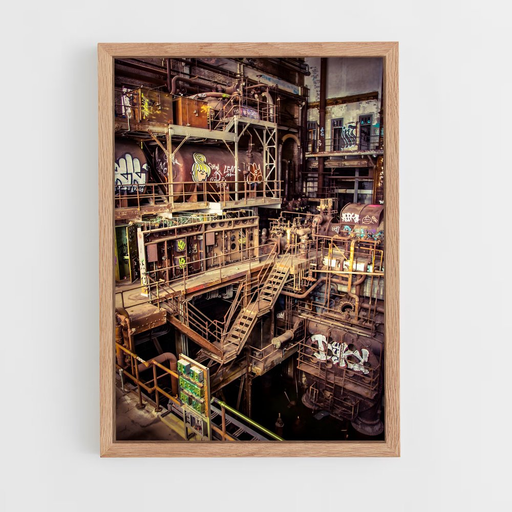 ap-industrial architecture-9 cadre Bois clair