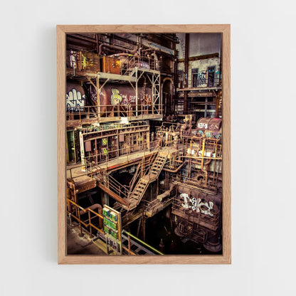 ap-industrial architecture-9 cadre Bois clair