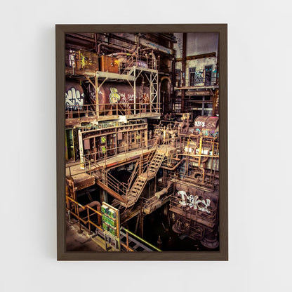 ap-industrial architecture-9 cadre Bois foncé