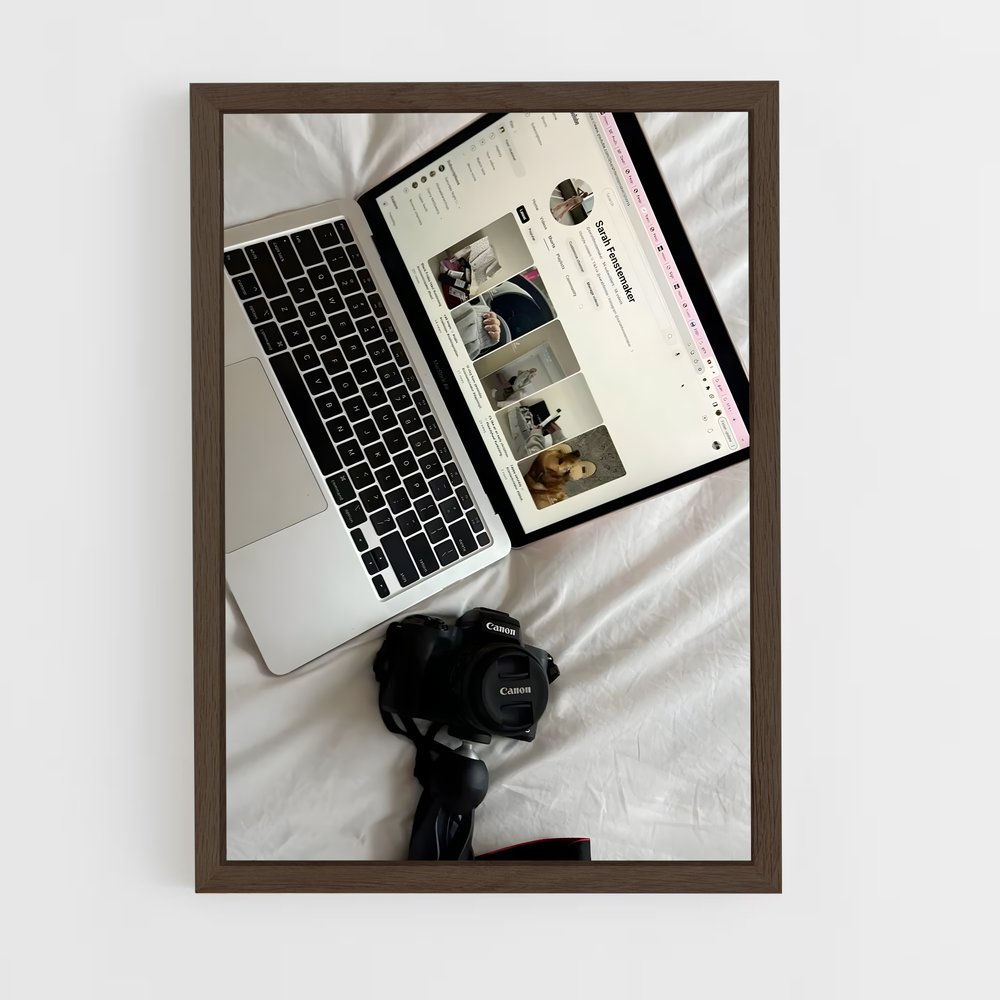 ap-influencer-1 cadre Bois foncé