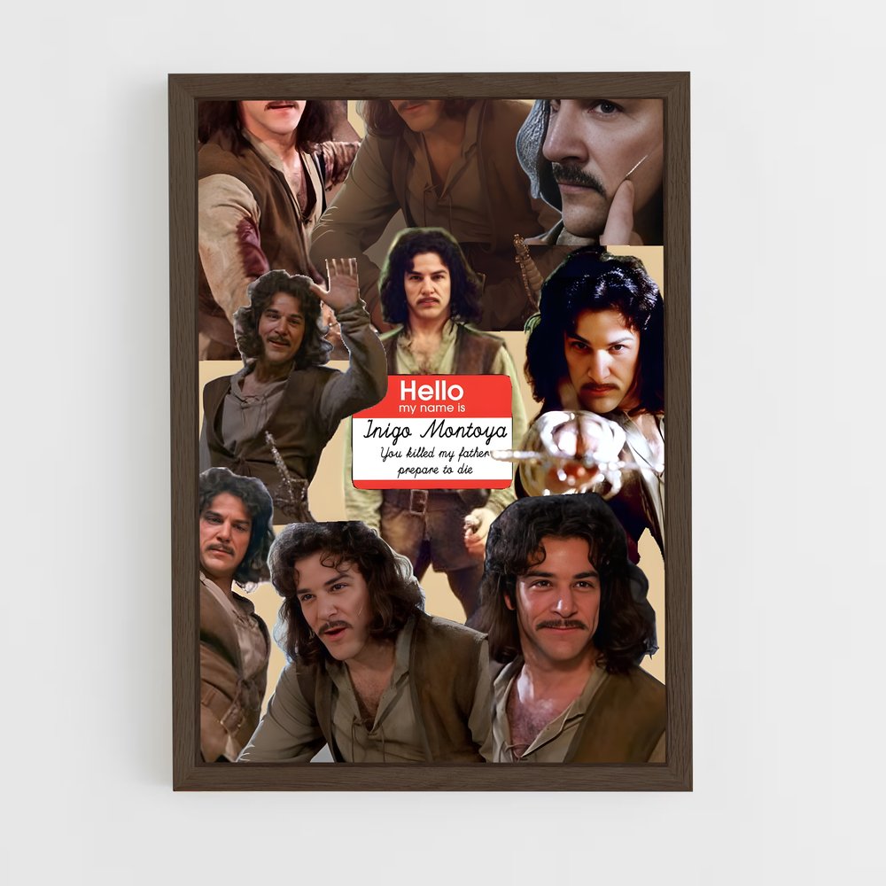 ap-inigo montoya-2 cadre Bois foncé