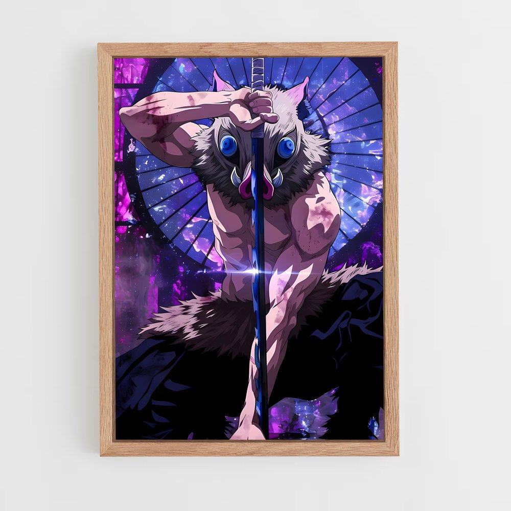 ap-inosuke hashibira-2 cadre Bois clair