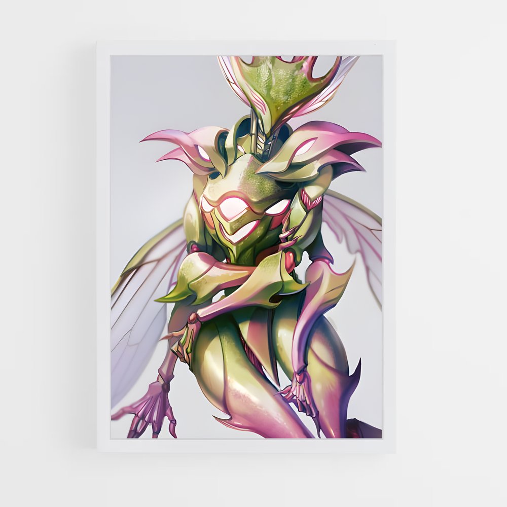 ap-insectoid alien-1 cadre Blanc