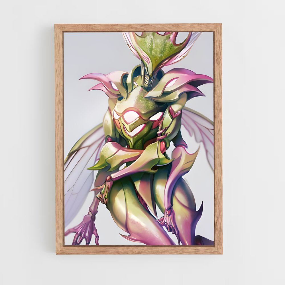 ap-insectoid alien-1 cadre Bois clair