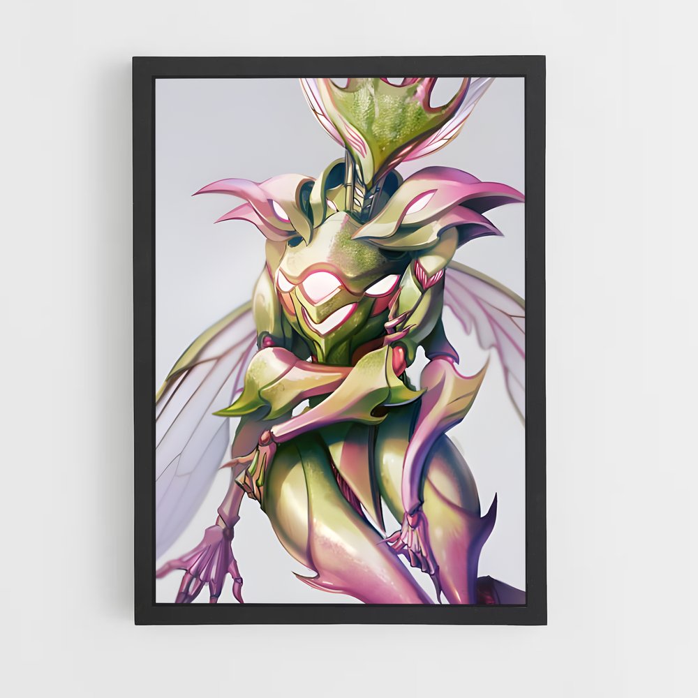 ap-insectoid alien-1 cadre Noir