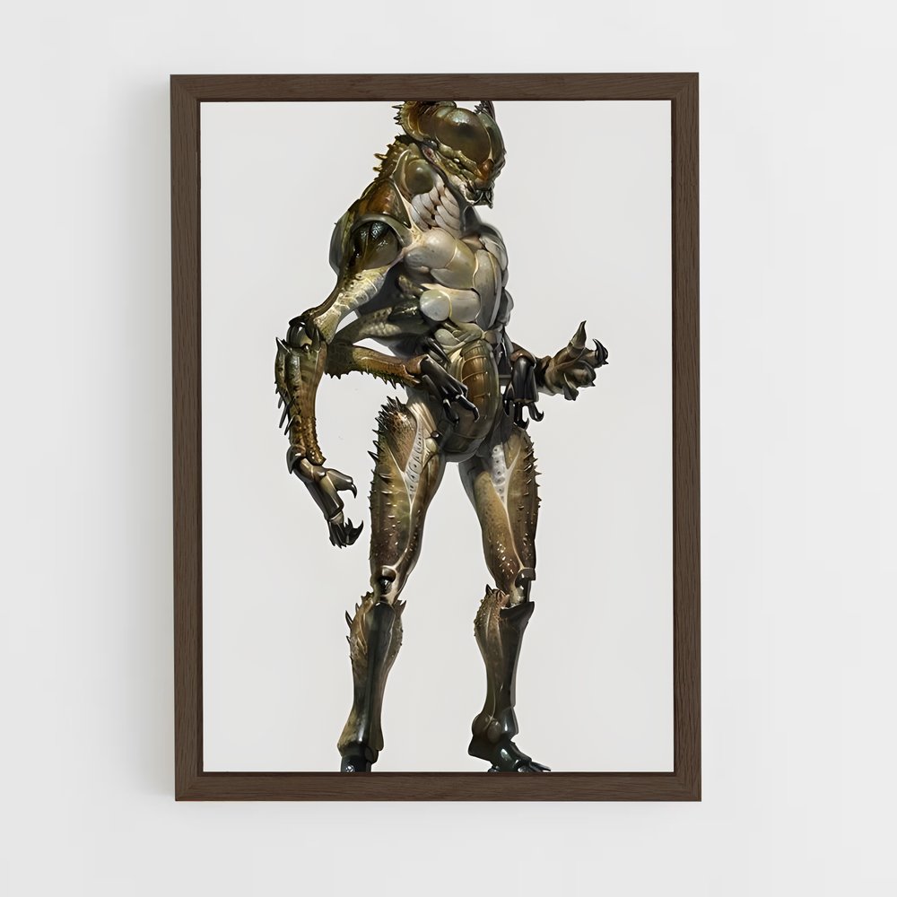 ap-insectoid alien-3 cadre Bois foncé