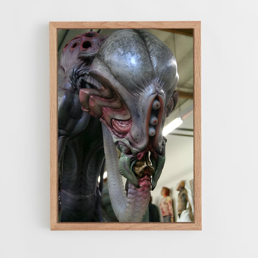 ap-insectoid alien-5 cadre Bois clair