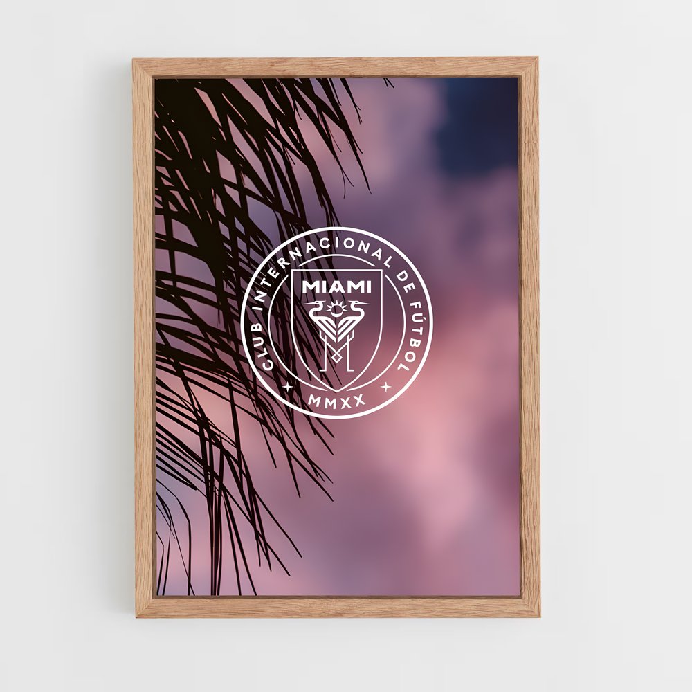 ap-inter miami cf-14 cadre Bois clair