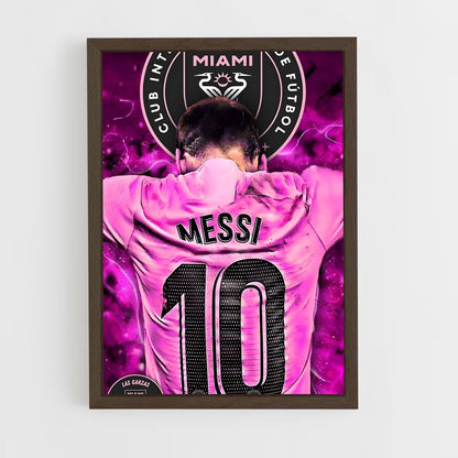 ap-inter miami cf-5 cadre Bois foncé