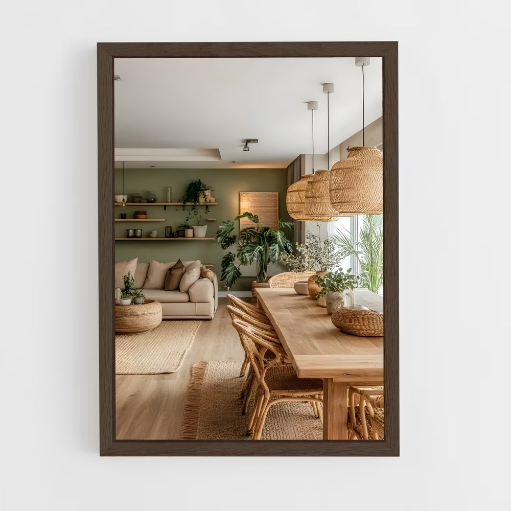 ap-interior design-5 cadre Bois foncé
